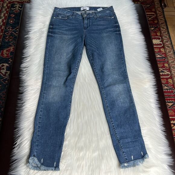 Paige Tania Distressed Verdugo Ankle Jeans - Picture 2 of 8